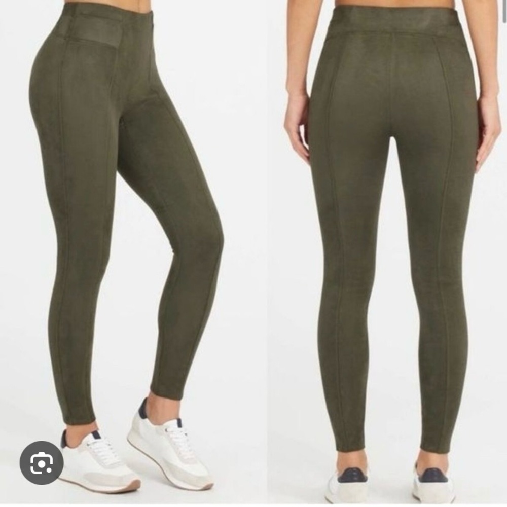 Spanx faux suede leggings